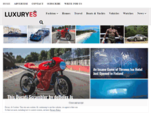 Tablet Screenshot of luxuryes.com